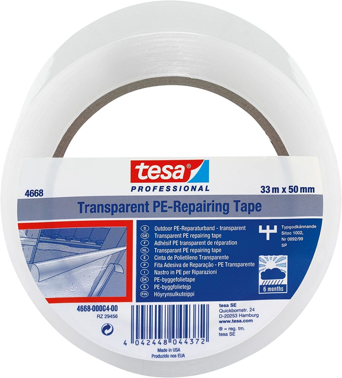 tesa teip Kileteip UV Tesa 4668 50mmx33m - Image 1