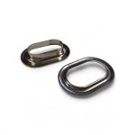Ovaalne öös, nikeldatud messing 42x22mm